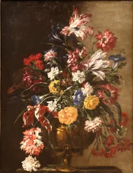 Fleurs dans un vase.