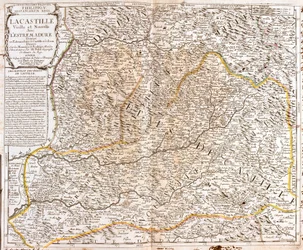 Carte de Castille (Espagne)