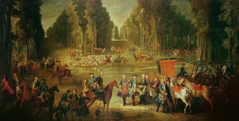 Réunion pour la chasse du Puits-du-Roi à Compiègne