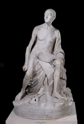 Statue assise de Voltaire (1694-1778), 1776