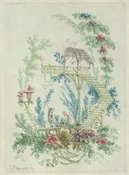 Chinoiserie de Nouvelle Suite de Cahiers de Dessins Chinois, 1790-99