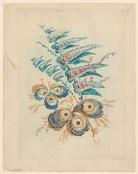 Motif floral fantastique de Nouvelle Suitte de Cahiers de Fleurs Idéales