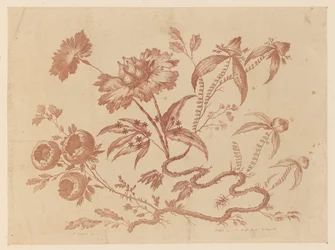 Brindilles de fleurs, de "Recueil de Différentes Fleurs de Fantaisie Dans le Goût Chinois"