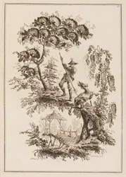 Planche 10, de "Suite de Douze Pêcheurs et Chasseurs"