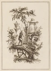 Planche 4, "Suite de douze Pêcheurs et Chasseurs"