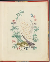 Title page, Plate 1 from "Nouvelle suite de cahiers chinois a l