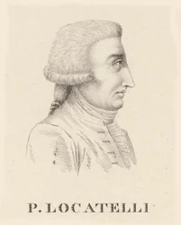 Portrait du violoniste et compositeur Pietro Antonio Locatelli 1695-1764