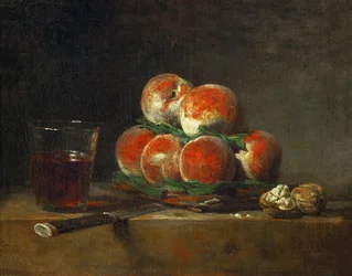 Panier de pêches
