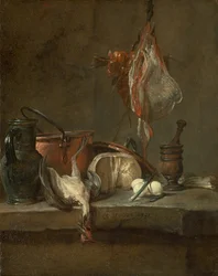 Nature morte à la raie et au panier d