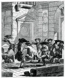 Sortie du collège, 1885