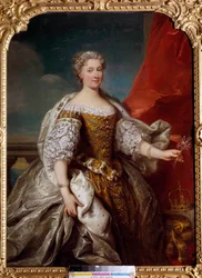 Portrait de Catherine Bnin Opalinska, épouse de Stanislas Lescinski, reine de Pologne puis duchesse de Lorraine et de Bar (1680-1747)