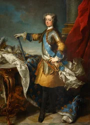 Portrait du roi Louis XV 1710-1774, vers 1723-1724