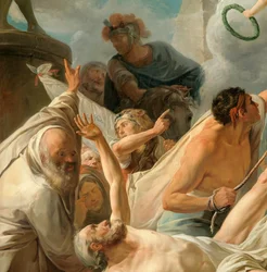 Le martyre de saint Barthélémy ( détail ) (Peinture)