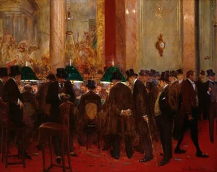 Dans le cercle, 1908