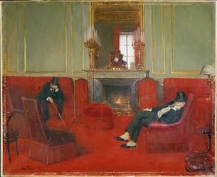 Le cercle (oil on canvas)