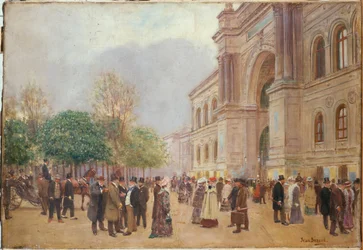 Sortie du Salon, Palais de l