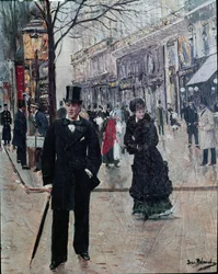 Sur le boulevard