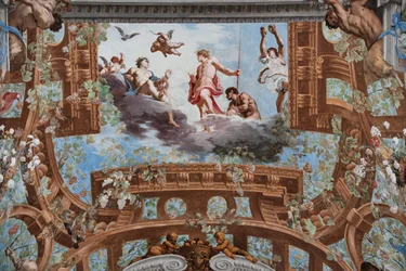 Bacchus et Vénus et putti