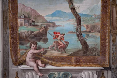 Bacchus dompte le tigre que la persécutrice Junon a envoyé contre lui