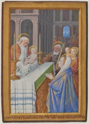 Feuillet des Heures de Louis XII