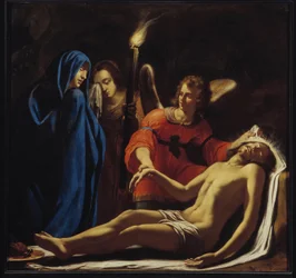 Déploration sur le corps du Christ