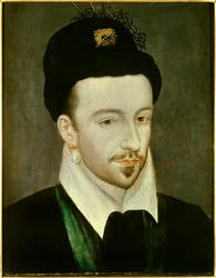 Portrait du roi de France Henri III (1551-1589) attribué à Jean Ducourt (2e moitié du 16e siècle)