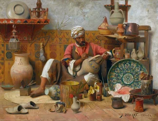 Un atelier de poterie, Tanger