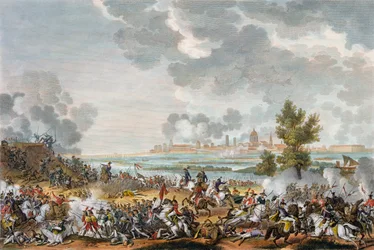 La bataille de San Giorgio di Mantova, Italie, 29 Fructidor, An 4