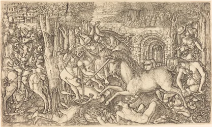 Un roi poursuivi par une licorne