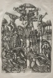 Christ en croix entre les deux voleurs, avant 1561