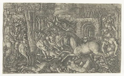 Le roi fuit devant la licorne
