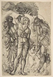 Saints Sébastien, Antoine et Roch.