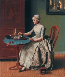 Une Néerlandaise au petit déjeuner