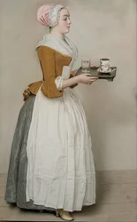 La Belle Chocolatière de Vienne, vers 1745