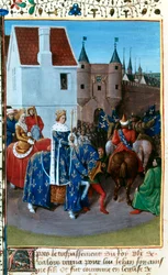 Entrée de Jean II à Paris, 14ème siècle, 1455-1460