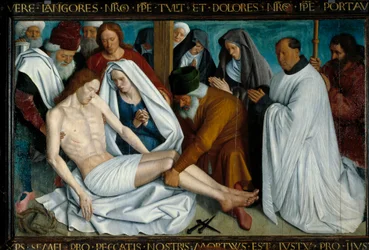 La Pietà de Nouans-les-Fontaines, peinture de Jean Fouquet (1421-1481)