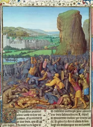 Victoire des Israélites sur les Philistins, illustration des 
