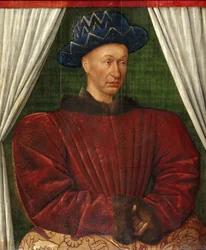 Portrait du roi Charles VII de France, 1445-1450
