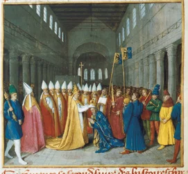Le couronnement de Charlemagne, vers 1460