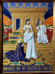 Le Couronnement de la Vierge, miniature tirée du « Livre d