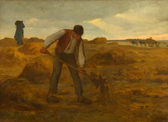 Paysan répandant du fumier, 1854-1855