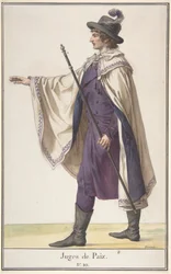 Un juge de paix, vers 1798-99