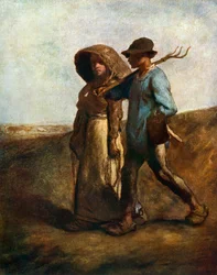 Aller au travail, vers 1850-1851, 1912