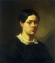 Portrait de Madame J.F. Millet, vers 1844