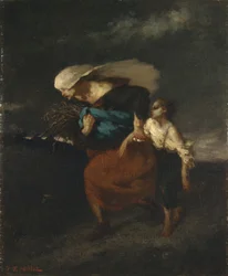 Retraite de la tempête, vers 1846