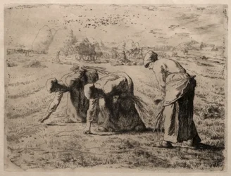 Les glaneurs (eau-forte)