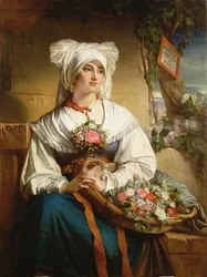 Une fleuriste de Trieste