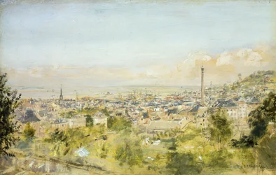 Honfleur, vue de la Côte de Grâce