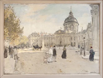 Institut de France à Paris vers 1898