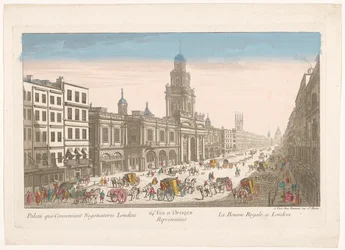 Vue de la Bourse Royale à Londres